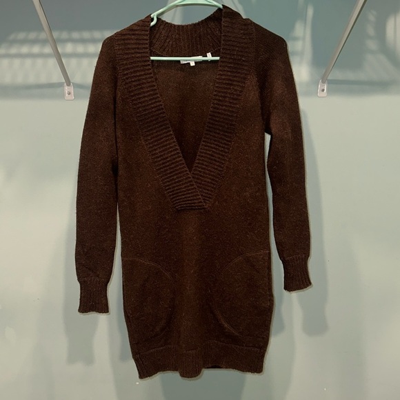 Vince. Alpaca/wool/cashmere sweater dress - Picture 1 of 6